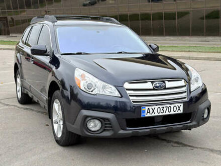 Синий Субару Аутбек, объемом двигателя 2.46 л и пробегом 214 тыс. км за 9500 $, фото 1 на Automoto.ua