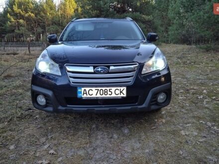 Синий Субару Аутбек, объемом двигателя 2.5 л и пробегом 255 тыс. км за 7500 $, фото 1 на Automoto.ua