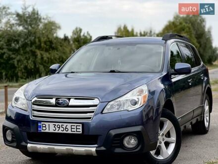 Субару Аутбек 2014 в Лубнах на Automoto.ua Синий Субару Аутбек, объемом двигателя 2.46 л и пробегом 160 тыс. км за 11700 $, фото 1 на Automoto.ua