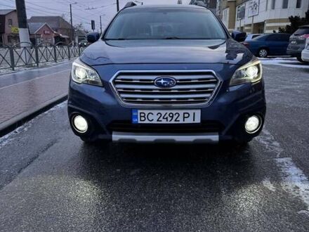 Синий Субару Аутбек, объемом двигателя 2.5 л и пробегом 188 тыс. км за 15300 $, фото 1 на Automoto.ua