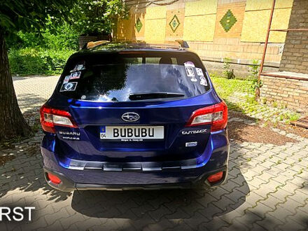 Синій Субару Аутбек, об'ємом двигуна 2 л та пробігом 258 тис. км за 15500 $, фото 1 на Automoto.ua