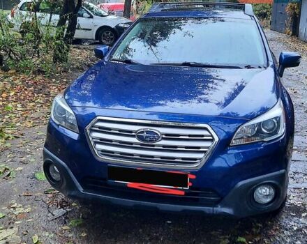 Синий Субару Аутбек, объемом двигателя 2.5 л и пробегом 100 тыс. км за 16500 $, фото 1 на Automoto.ua