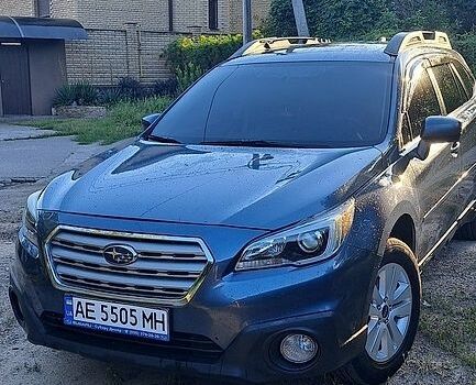 Синий Субару Аутбек, объемом двигателя 2.5 л и пробегом 200 тыс. км за 16000 $, фото 1 на Automoto.ua