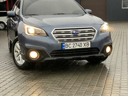 Синий Субару Аутбек, объемом двигателя 2.46 л и пробегом 174 тыс. км за 12900 $, фото 1 на Automoto.ua