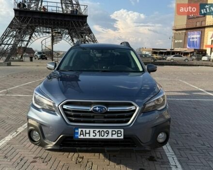 Синий Субару Аутбек, объемом двигателя 2.46 л и пробегом 127 тыс. км за 20000 $, фото 1 на Automoto.ua