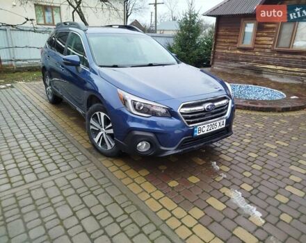 Синий Субару Аутбек, объемом двигателя 2.5 л и пробегом 99 тыс. км за 19400 $, фото 1 на Automoto.ua
