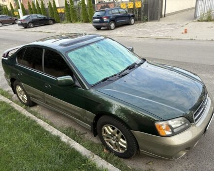 Зеленый Субару Аутбек, объемом двигателя 2.5 л и пробегом 227 тыс. км за 4499 $, фото 2 на Automoto.ua