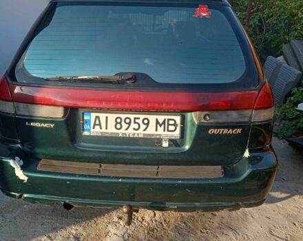 Зеленый Субару Аутбек, объемом двигателя 2.5 л и пробегом 305 тыс. км за 2200 $, фото 2 на Automoto.ua