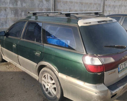 Зеленый Субару Аутбек, объемом двигателя 2.46 л и пробегом 350 тыс. км за 2500 $, фото 4 на Automoto.ua