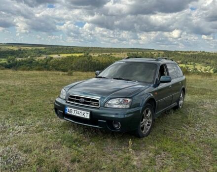 Зеленый Субару Аутбек, объемом двигателя 3 л и пробегом 400 тыс. км за 5500 $, фото 1 на Automoto.ua