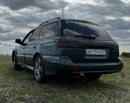 Зеленый Субару Аутбек, объемом двигателя 3 л и пробегом 400 тыс. км за 5500 $, фото 2 на Automoto.ua