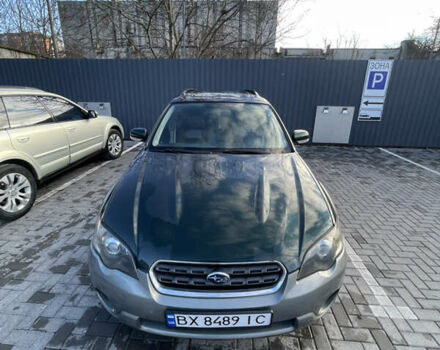 Зеленый Субару Аутбек, объемом двигателя 3 л и пробегом 307 тыс. км за 6400 $, фото 3 на Automoto.ua