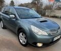 Зеленый Субару Аутбек, объемом двигателя 2 л и пробегом 199 тыс. км за 9300 $, фото 1 на Automoto.ua