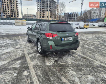 Зелений Субару Аутбек, об'ємом двигуна 2.5 л та пробігом 197 тис. км за 7500 $, фото 3 на Automoto.ua