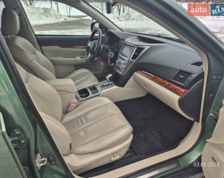 Зелений Субару Аутбек, об'ємом двигуна 2.5 л та пробігом 197 тис. км за 7500 $, фото 10 на Automoto.ua
