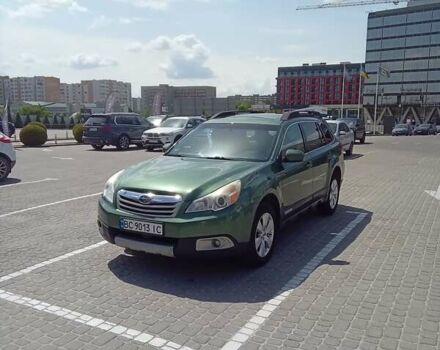 Зеленый Субару Аутбек, объемом двигателя 2.5 л и пробегом 242 тыс. км за 8200 $, фото 8 на Automoto.ua
