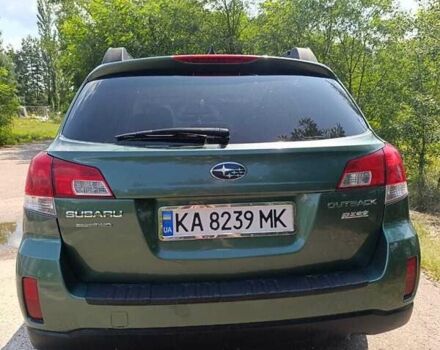 Зеленый Субару Аутбек, объемом двигателя 2.5 л и пробегом 256 тыс. км за 11800 $, фото 6 на Automoto.ua