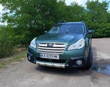 Зеленый Субару Аутбек, объемом двигателя 2.5 л и пробегом 256 тыс. км за 11800 $, фото 1 на Automoto.ua