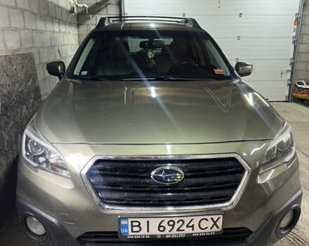 Зелений Субару Аутбек, об'ємом двигуна 2.5 л та пробігом 200 тис. км за 16500 $, фото 2 на Automoto.ua