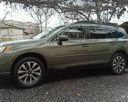 Зеленый Субару Аутбек, объемом двигателя 2.5 л и пробегом 92 тыс. км за 18200 $, фото 1 на Automoto.ua