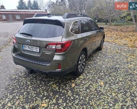 Зеленый Субару Аутбек, объемом двигателя 2.46 л и пробегом 230 тыс. км за 14900 $, фото 7 на Automoto.ua