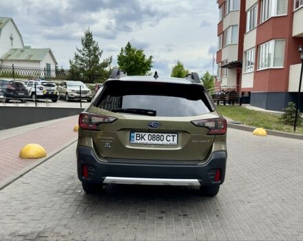 Зеленый Субару Аутбек, объемом двигателя 2.5 л и пробегом 103 тыс. км за 21800 $, фото 3 на Automoto.ua