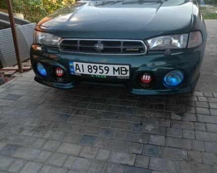 Зеленый Субару Аутбек, объемом двигателя 2.5 л и пробегом 305 тыс. км за 2200 $, фото 1 на Automoto.ua