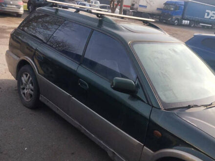 Зеленый Субару Аутбек, объемом двигателя 2.46 л и пробегом 350 тыс. км за 2500 $, фото 1 на Automoto.ua