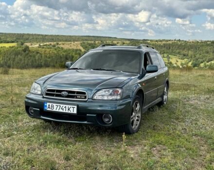 Зеленый Субару Аутбек, объемом двигателя 3 л и пробегом 400 тыс. км за 5500 $, фото 1 на Automoto.ua