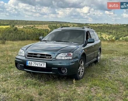 Зеленый Субару Аутбек, объемом двигателя 3 л и пробегом 400 тыс. км за 4700 $, фото 1 на Automoto.ua