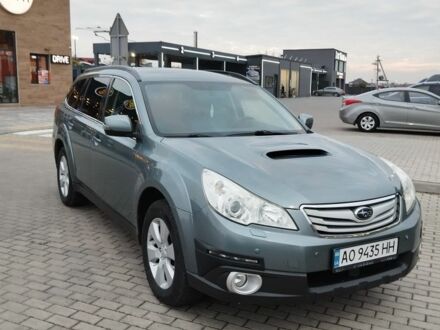 Зеленый Субару Аутбек, объемом двигателя 2 л и пробегом 320 тыс. км за 8500 $, фото 1 на Automoto.ua