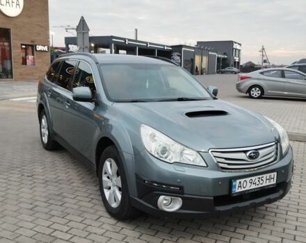 Зеленый Субару Аутбек, объемом двигателя 2 л и пробегом 320 тыс. км за 8500 $, фото 1 на Automoto.ua