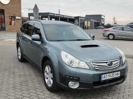 Зелений Субару Аутбек, об'ємом двигуна 2 л та пробігом 315 тис. км за 8400 $, фото 1 на Automoto.ua