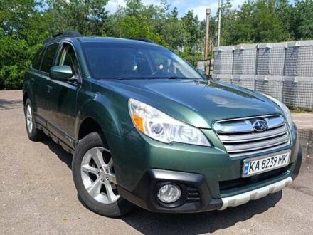 Зеленый Субару Аутбек, объемом двигателя 2.5 л и пробегом 256 тыс. км за 11800 $, фото 1 на Automoto.ua