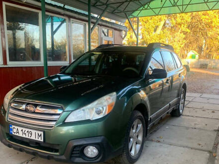 Зелений Субару Аутбек, об'ємом двигуна 2.46 л та пробігом 247 тис. км за 9000 $, фото 1 на Automoto.ua