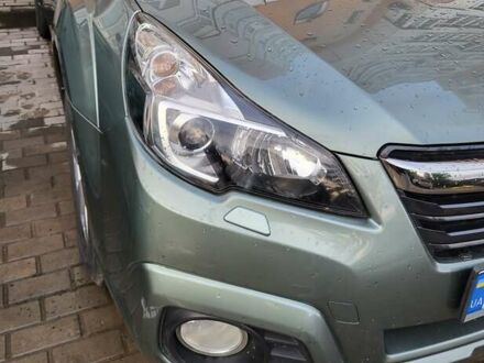 Зелений Субару Аутбек, об'ємом двигуна 2 л та пробігом 180 тис. км за 12500 $, фото 1 на Automoto.ua