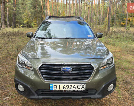 Зелений Субару Аутбек, об'ємом двигуна 2.5 л та пробігом 200 тис. км за 16500 $, фото 1 на Automoto.ua