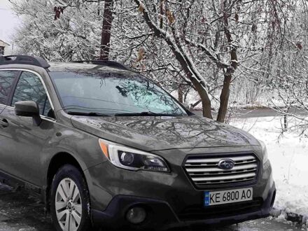 Субару Аутбек 2014 в Новомосковске на Automoto.ua Зеленый Субару Аутбек, объемом двигателя 2.5 л и пробегом 245 тыс. км за 12000 $, фото 1 на Automoto.ua