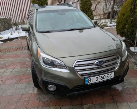 Зелений Субару Аутбек, об'ємом двигуна 2.5 л та пробігом 189 тис. км за 15000 $, фото 1 на Automoto.ua