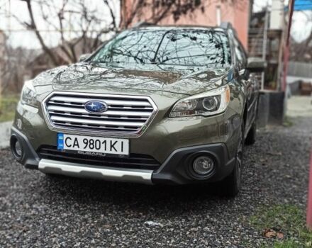 Зелений Субару Аутбек, об'ємом двигуна 2.5 л та пробігом 92 тис. км за 18200 $, фото 1 на Automoto.ua