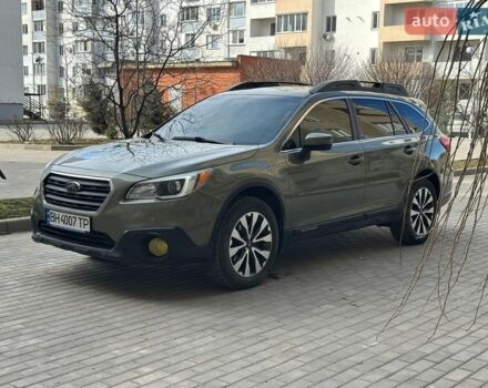 Зеленый Субару Аутбек, объемом двигателя 2.46 л и пробегом 230 тыс. км за 15500 $, фото 1 на Automoto.ua