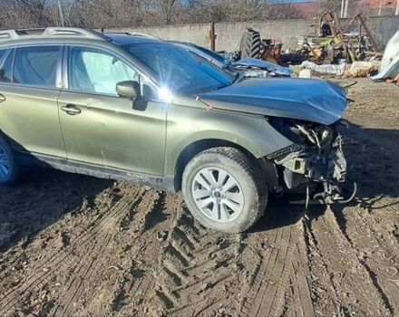 Зеленый Субару Аутбек, объемом двигателя 2.5 л и пробегом 265 тыс. км за 3499 $, фото 1 на Automoto.ua