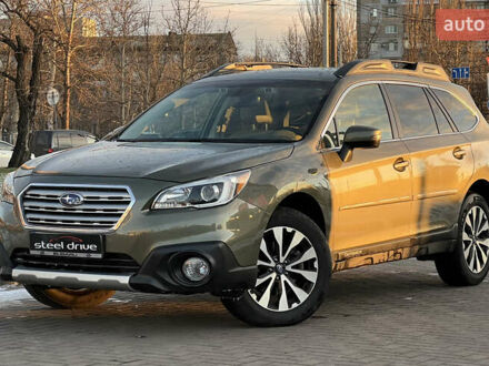 Зеленый Субару Аутбек, объемом двигателя 2.5 л и пробегом 95 тыс. км за 16899 $, фото 1 на Automoto.ua