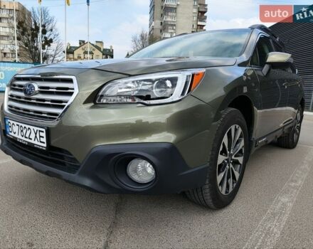 Зеленый Субару Аутбек, объемом двигателя 2.5 л и пробегом 107 тыс. км за 15999 $, фото 1 на Automoto.ua