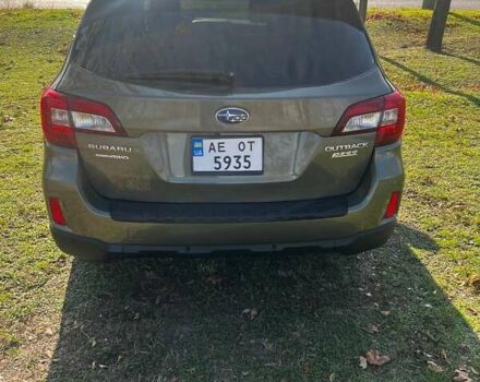 Зеленый Субару Аутбек, объемом двигателя 2.46 л и пробегом 96 тыс. км за 18000 $, фото 1 на Automoto.ua