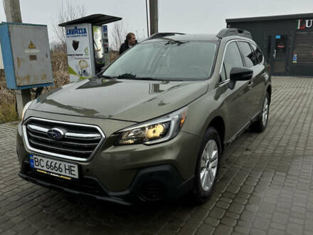 Зеленый Субару Аутбек, объемом двигателя 2.5 л и пробегом 80 тыс. км за 15500 $, фото 1 на Automoto.ua