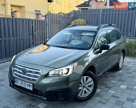 Зеленый Субару Аутбек, объемом двигателя 2.5 л и пробегом 151 тыс. км за 13999 $, фото 1 на Automoto.ua