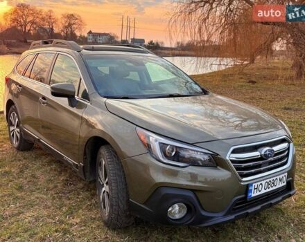 Зеленый Субару Аутбек, объемом двигателя 2.5 л и пробегом 121 тыс. км за 19300 $, фото 1 на Automoto.ua