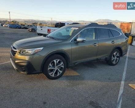 Зеленый Субару Аутбек, объемом двигателя 2.39 л и пробегом 101 тыс. км за 5100 $, фото 1 на Automoto.ua