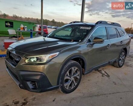 Зеленый Субару Аутбек, объемом двигателя 2.5 л и пробегом 60 тыс. км за 13400 $, фото 1 на Automoto.ua